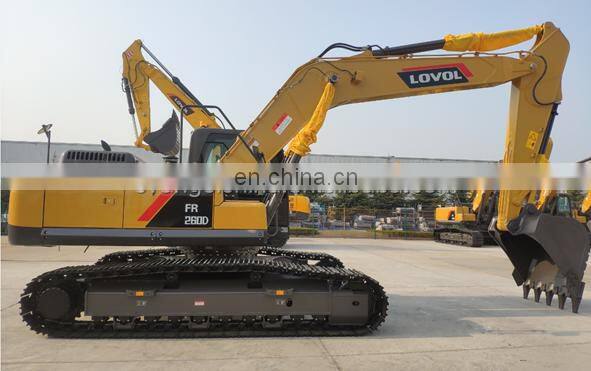 LOVOL 8t hydraulic excavator FR80E with 0.32m3 bucket for sale