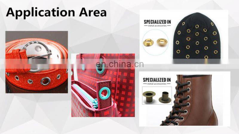 Eco Friendly Square Eyelets Shoe Eyelets For Footwear