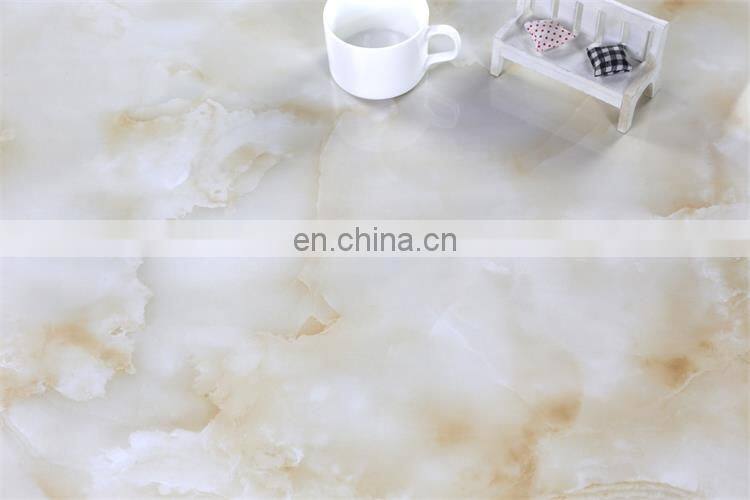 Super Glossy White Marble Look Polished Porcelain Floor Tile 60X60