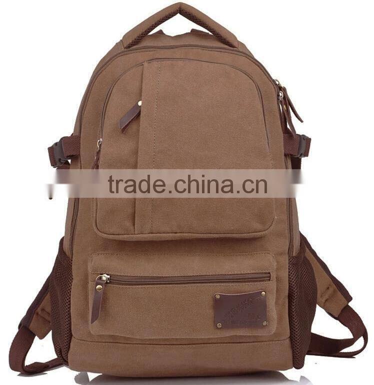canvas high quality backpack bag