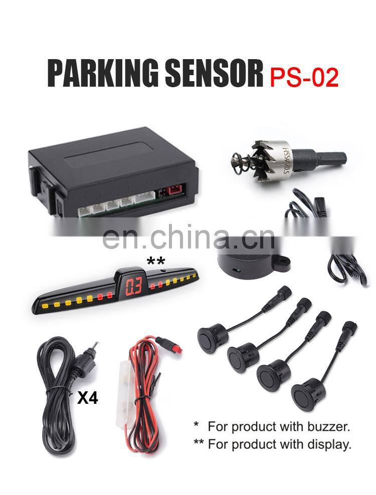 led display rear parking assist sensor reverse backup radar system Car Reversing Aid