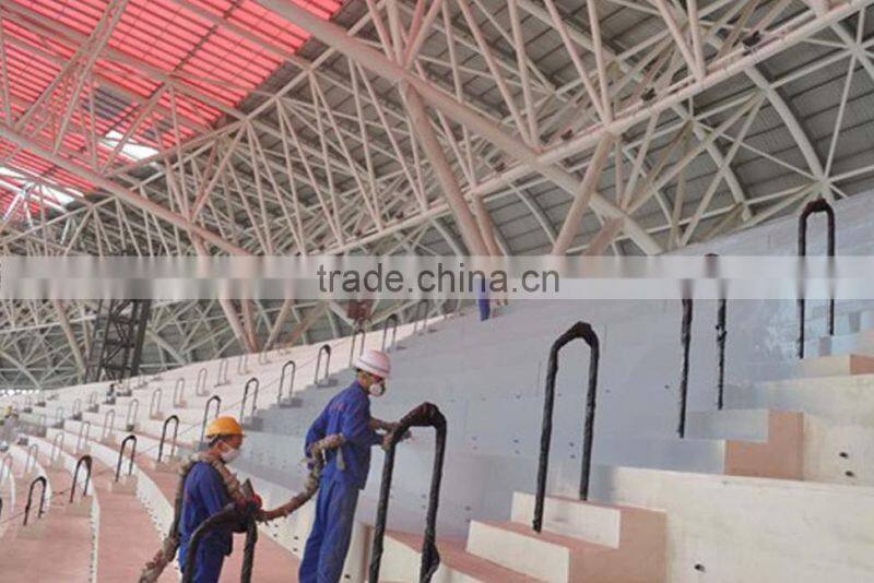 Wide-field prefab steel structure building bleachers