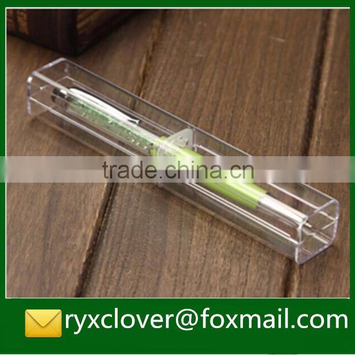 Clear small hard plastic gift boxes for pen