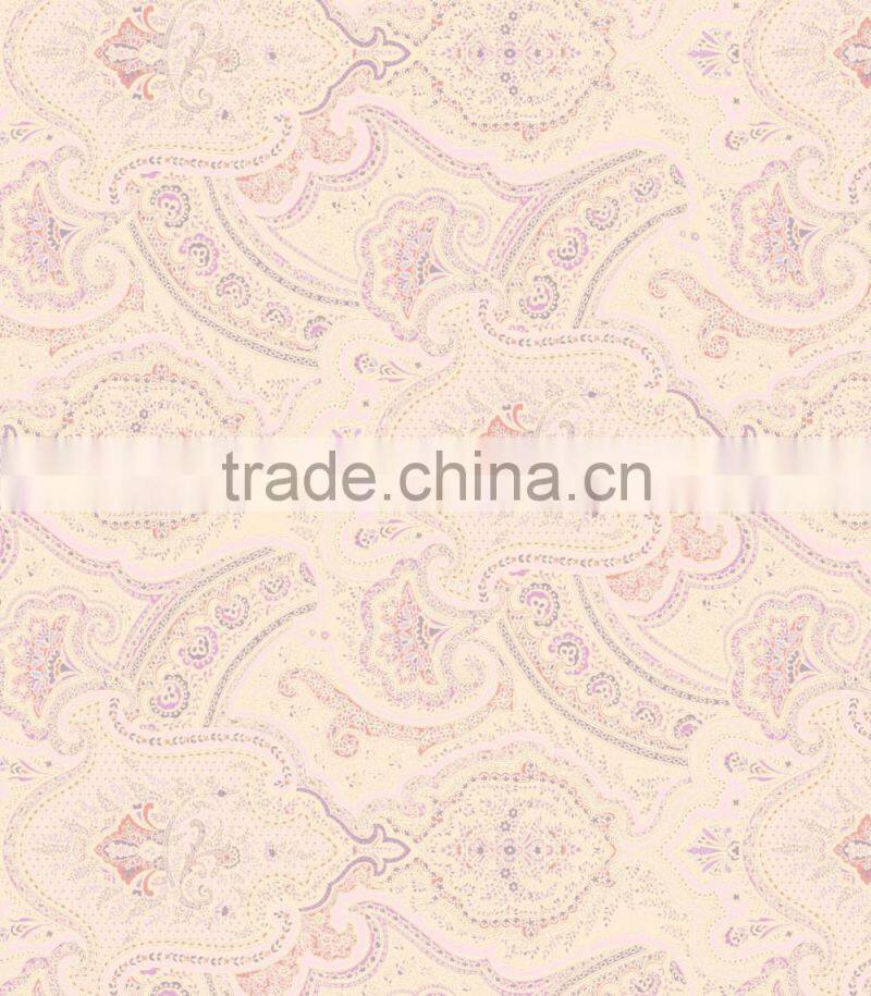 High quality satin weave printing bamboo fiber bedding fabrics