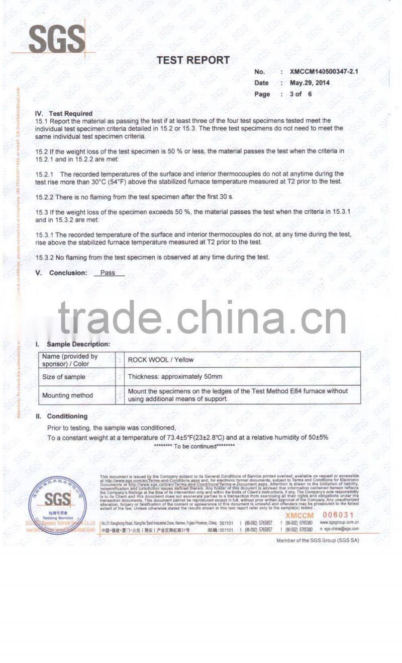 rockwool plate price wall cladding heat preservation