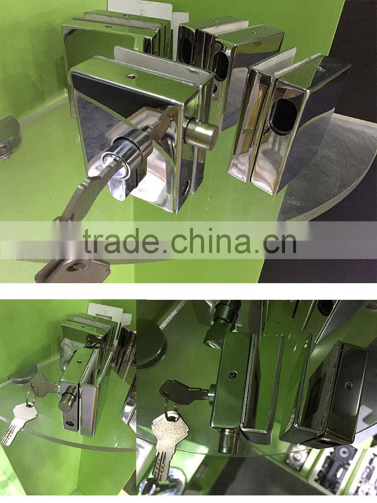 FT-55 High quality frameless glass door electric door lock, stainless steel sliding door locks, sliding glass door lock