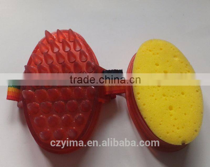 Massage Sponge Brush with Rainbow Strap