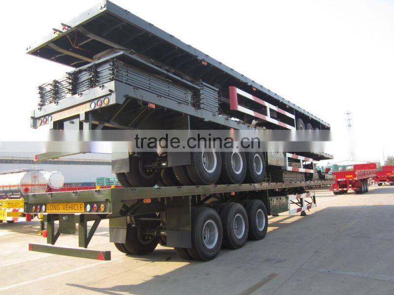 50 tons 2 axles vehicle transporter trailer