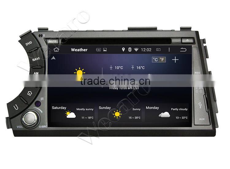 Wecaro WC-SY7020 7" Android 4.4.4 WIFI 3G touch screen car dvd player for ssangyong kyron dvd radio gps navigation 2006 - 2012