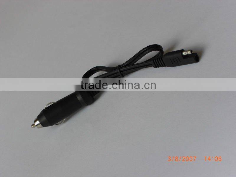ULSPT-2 18AWG Color: bLACK, L:458MM MOLDING SAE PLUG