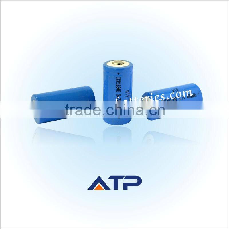 Hot products 400mah icr 16340 3.7v rechargeable battery for sale