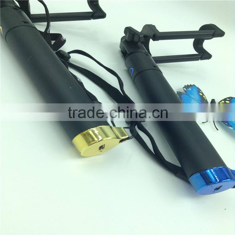 2016 New Design wireless automatic selfie stick good quality mini monopod wholesale selfie stick