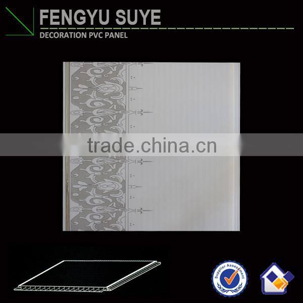 Fashionable&artistic waterproof building material pvc panel tiles hot sale in Russia