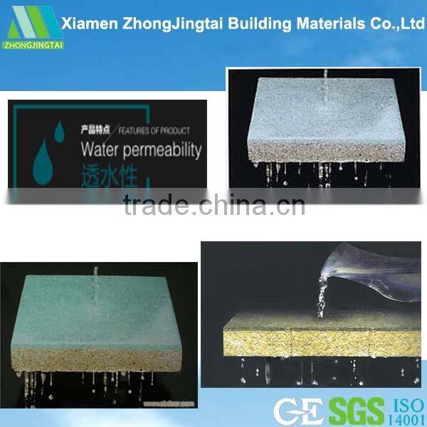 Competitive price green flooring materials water permeable ceramic public toilet tile