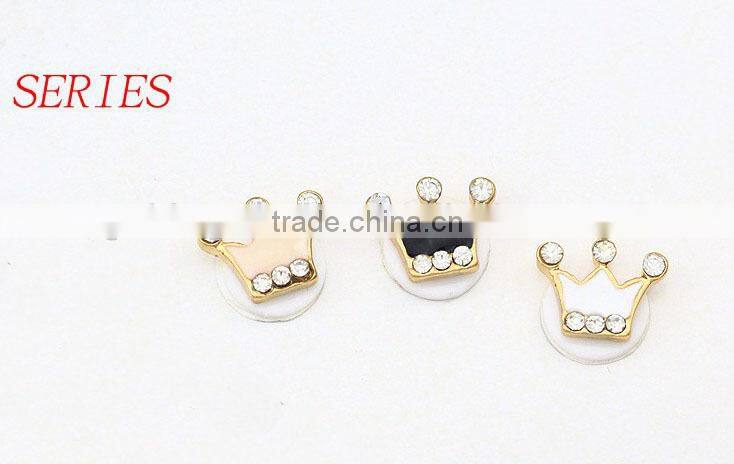 Fashion Rhinestone Flower for iphone 5 home button sticker