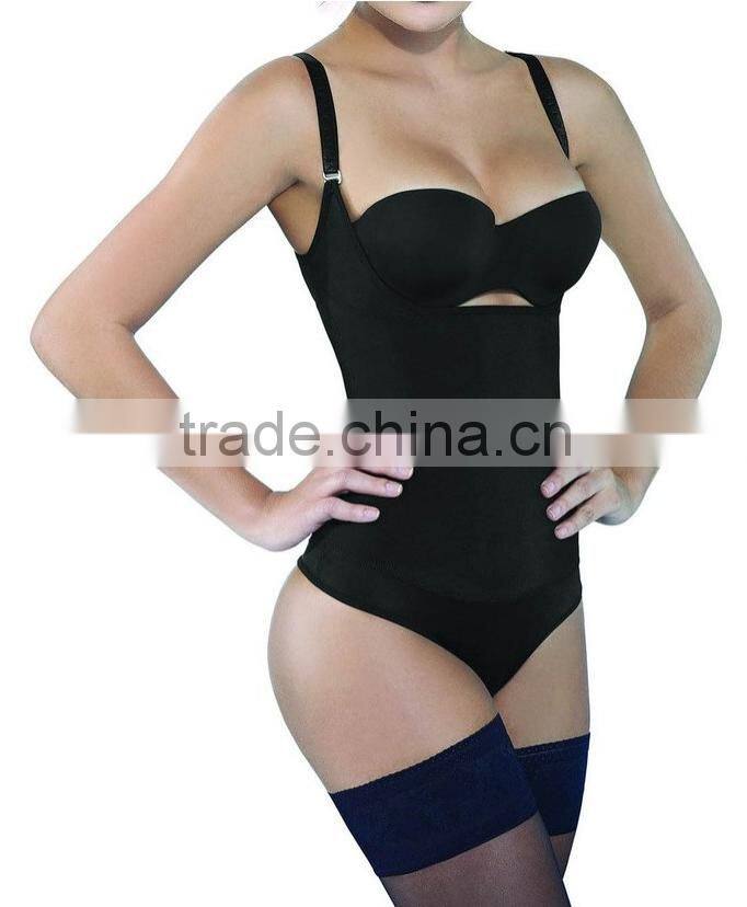 Black sexy women's body shaper shapewear Trainer Shaper Thong Slimming shaper