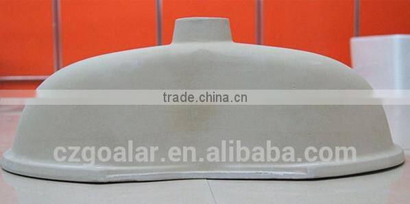 GD-02 Big size bathroom porcelain undermount sink