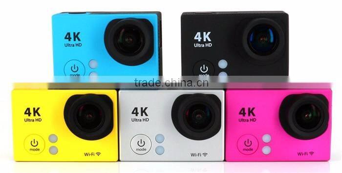 winait Ultra 4k wifi action camera waterproof Sunplus SPCA6350 with 170 degree 6G A+ HD Ultra-Wide Fish-eye Len sports camera