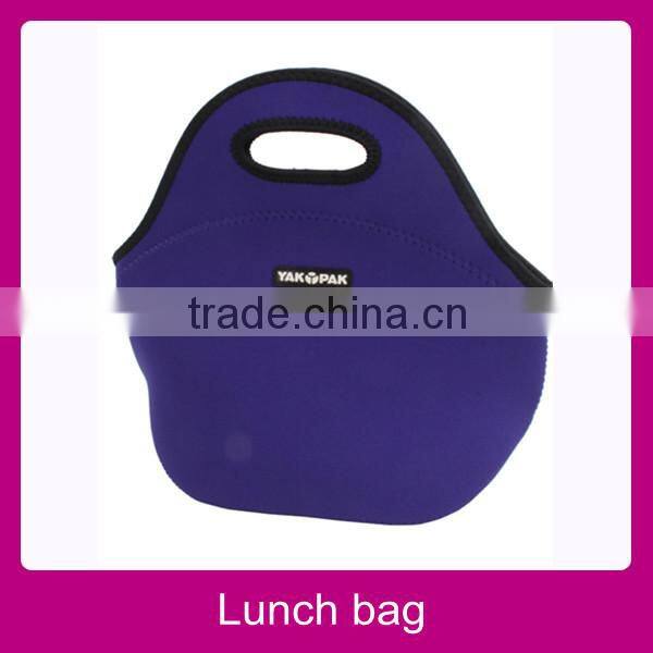 Made in China Neoprene freezable lunch bag with zip closure