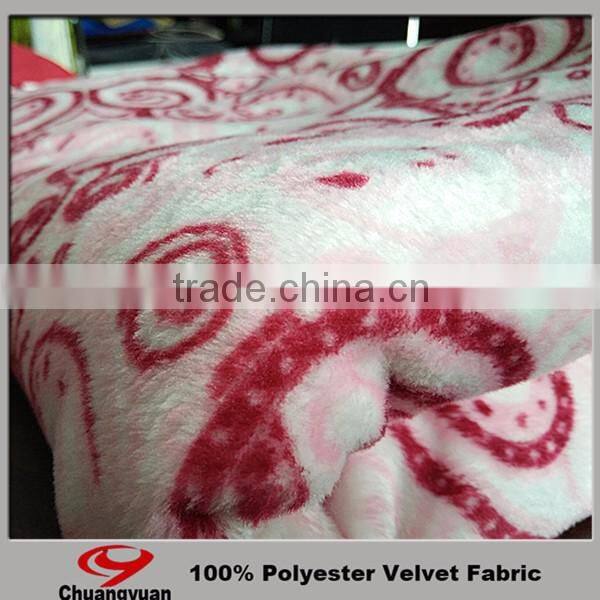 2016 warp knitting two side brush 300-360gsm weight printing winter super soft leggings fabric
