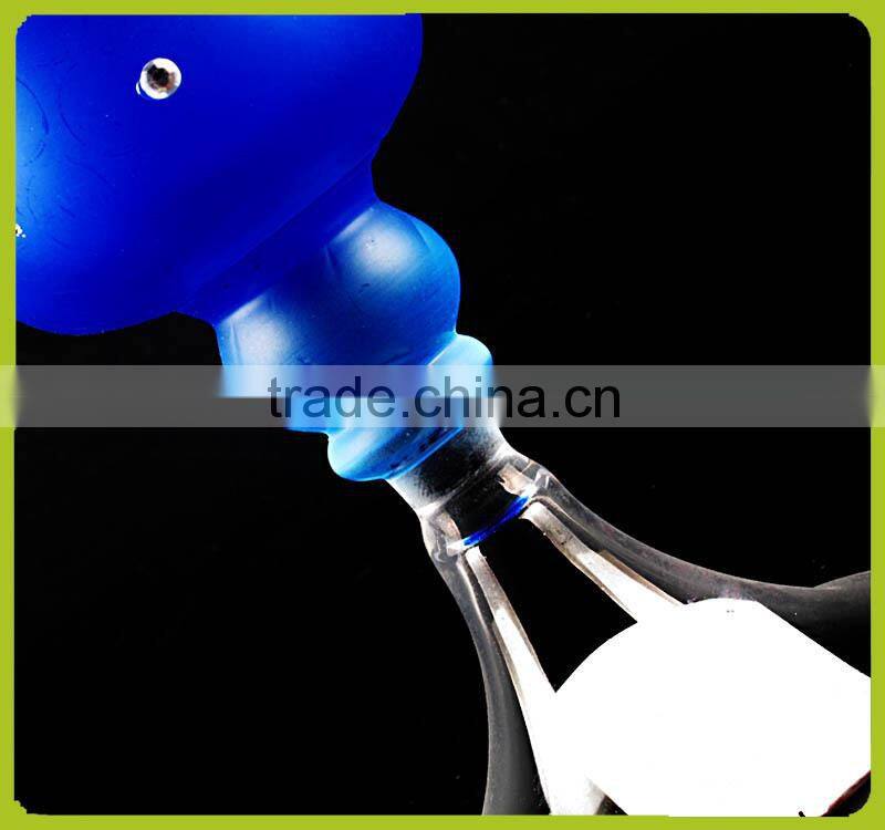 Elegant Frosted Ice Blue Snowflake Winter Jeweled Glass Candle Holders for Christmas Table Top Decor