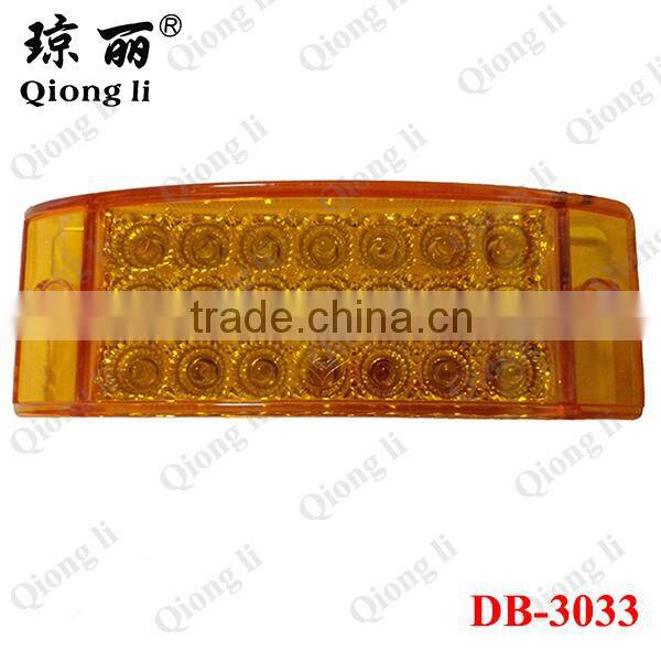 12v or 24V 12 SMD long lifespan waterproof save energy LED marker truck light