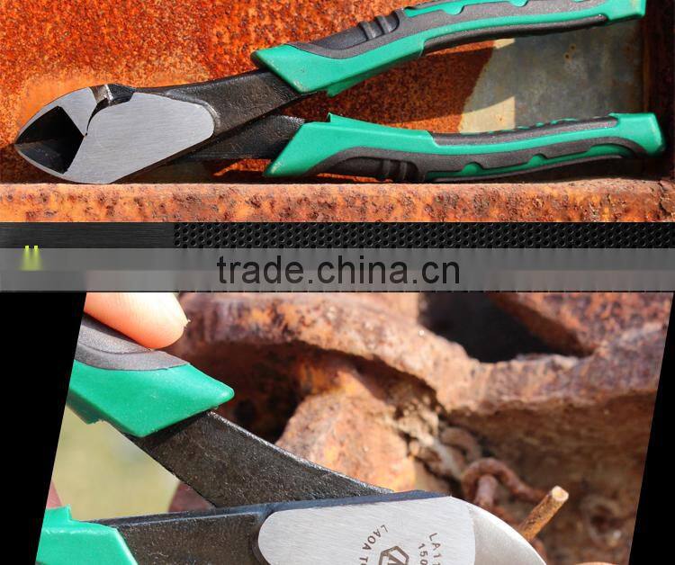 industrial European style decentered diagonal pliers