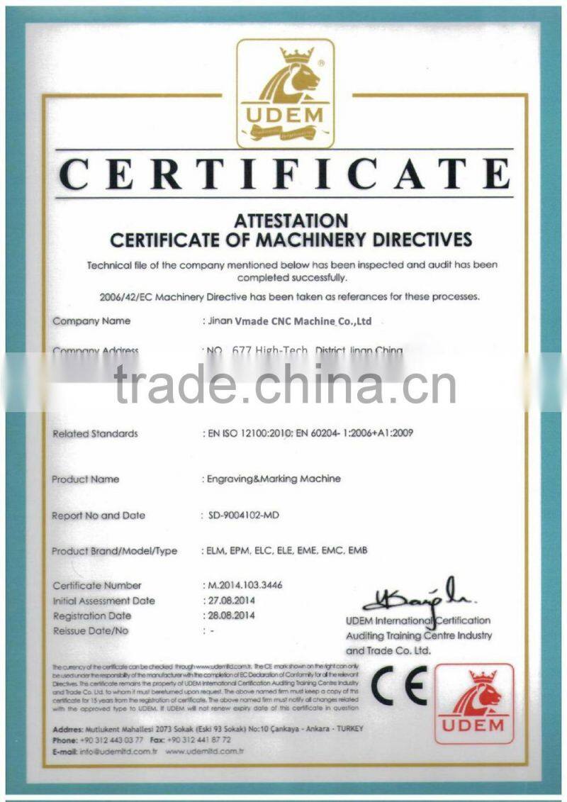 Metal and non-metal 400 watt co2 laser cutting machine for sale