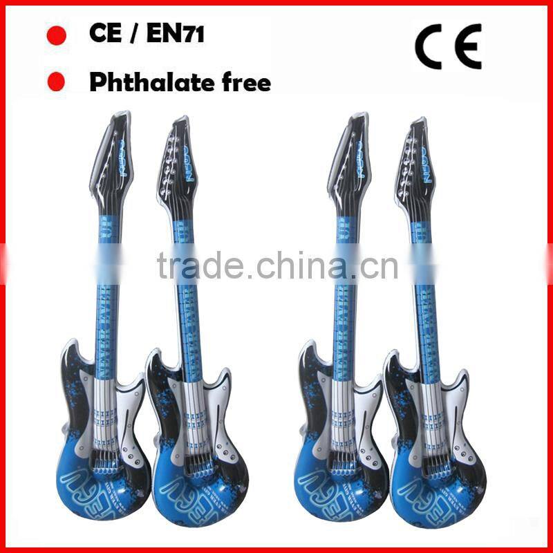 kids promotional toys inflatable guitars PVC air guitars with logo