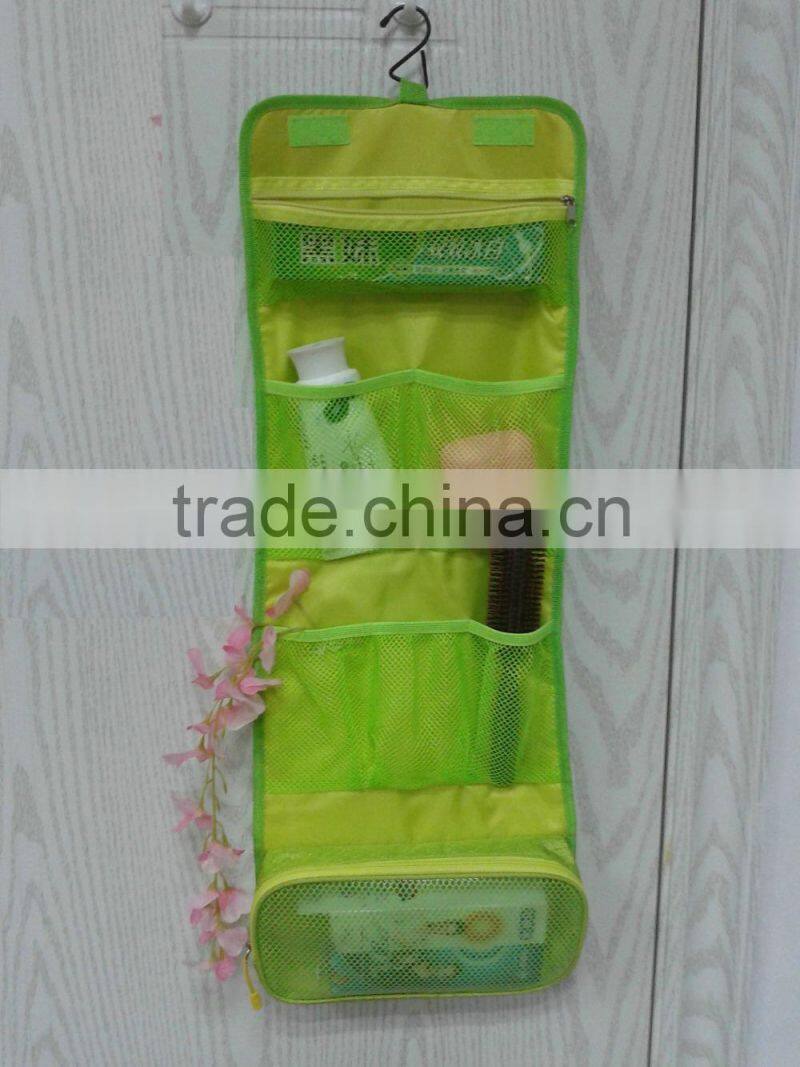 2015 promotional cheapest price cosmetic bag, outdoor toilet bag, travel foldable cosmetic bag