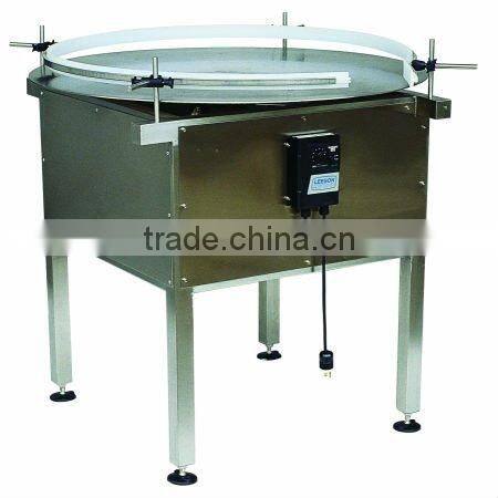 Full automatic Dia 100cm stainless steel Accumulation table