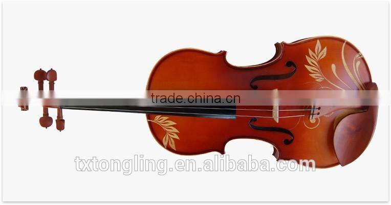 Quality Art Student Carved Violin TL-004
