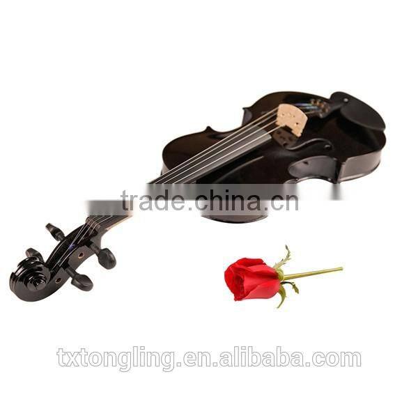color pink violin for beginners or student Tongling violin TL001-BK