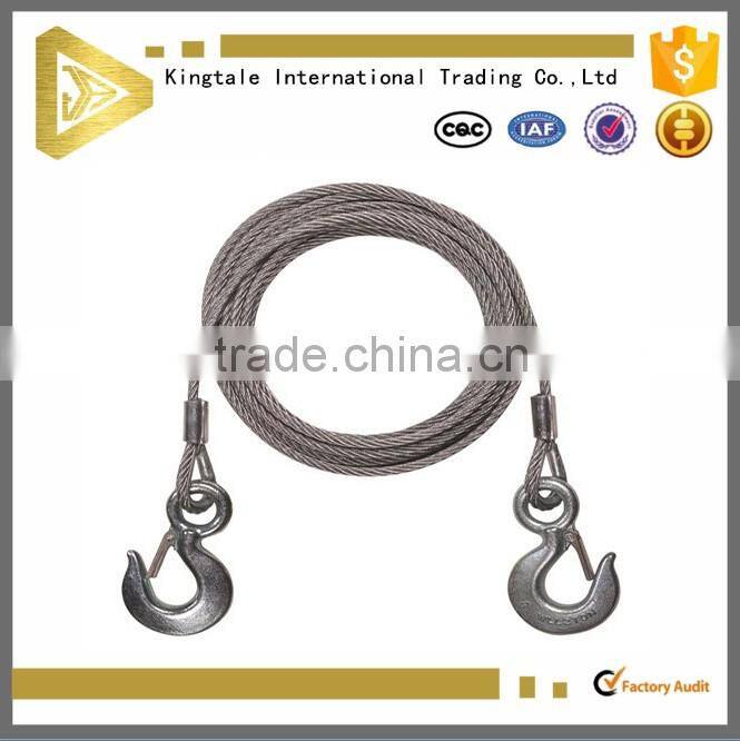 1x7 1x19 7x7 7x19 pe covered galvanized steel ropeand sling