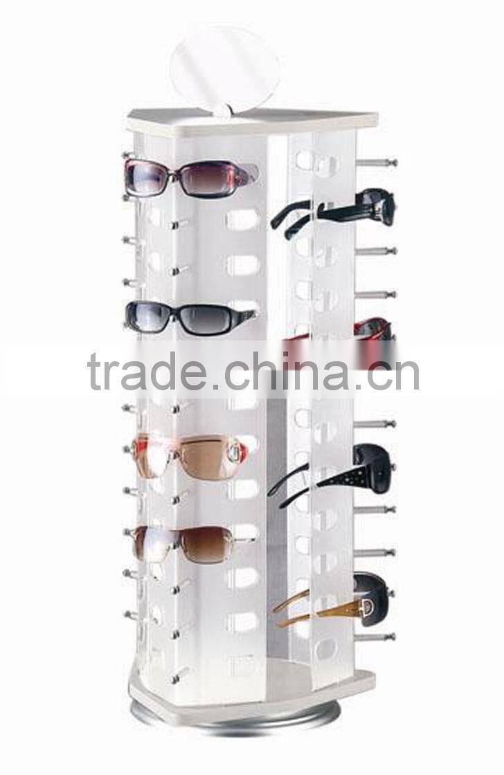 shenzhen QCY-G19 manufacturing multi-azimuth full view glasses display stand