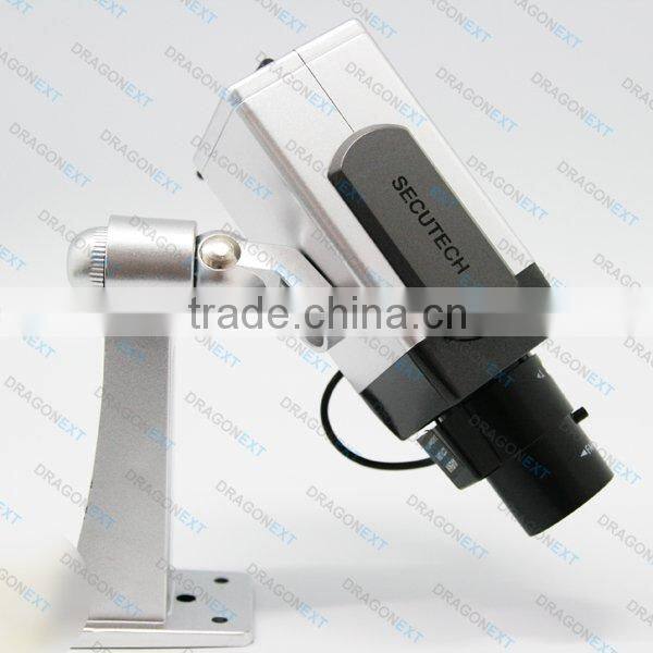 Dummy Fake LED Flashlight Security Camera Surveillance CCTV With Motion Detection System