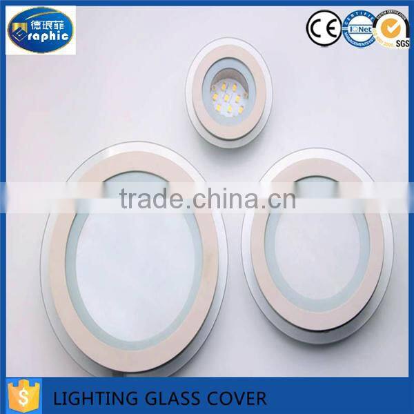 China factory price clear lighting glass with 3C/CE/ISO