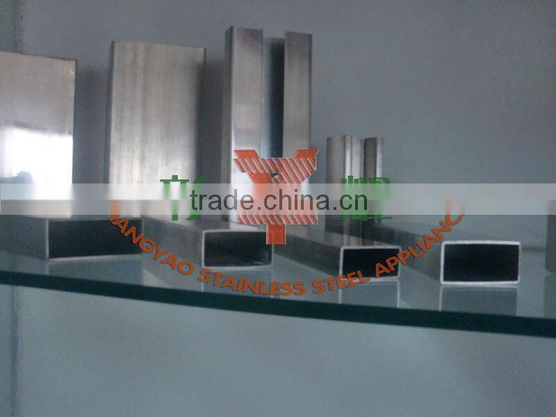 stainless steel flat rectangle pipe