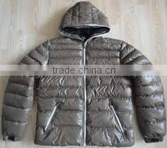 Winter men's padding jacket with hoody padding jacket