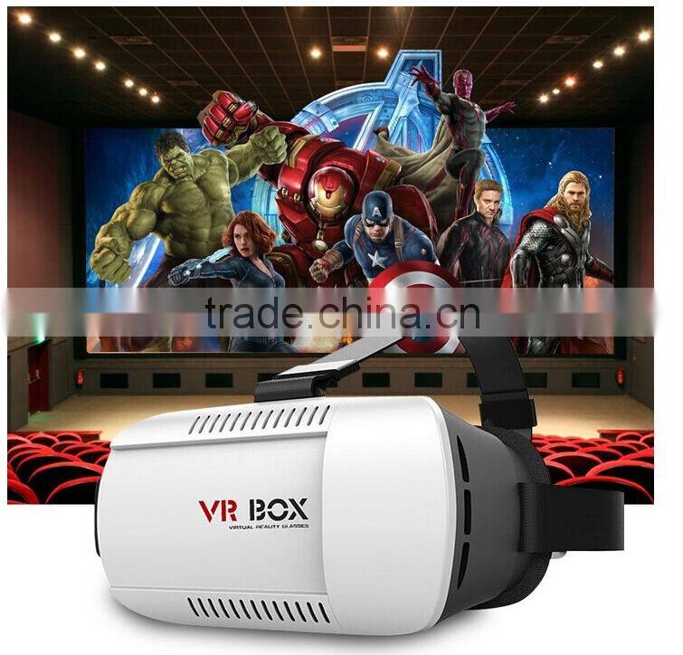 3D Virtual3D VR Reality VR Video Glasses Head Mount For Smartphone + Remote Gamepad