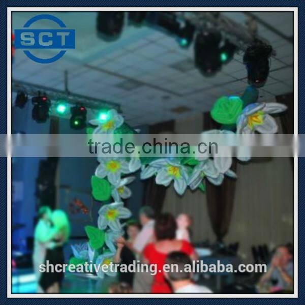Lighting LED 10m Wedding Inflatables Flowers