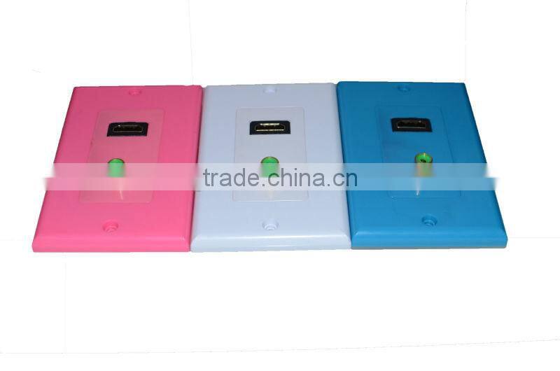 Multimedia vga Wall Socket,vga Wall Plate