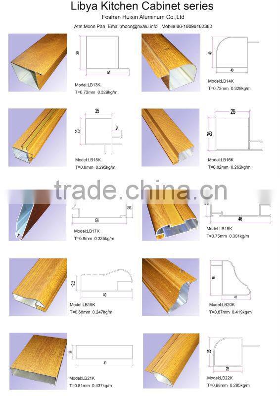 aluminium alu extruded aluminum perfil extruido