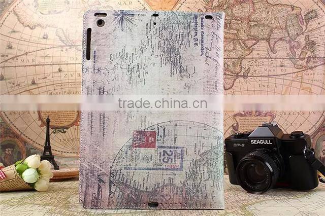 Tablet leather cover retro style case for ipad mini,for ipad mini 3/2 case