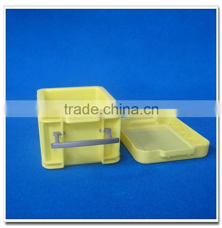 Clear mini colorful plastic box