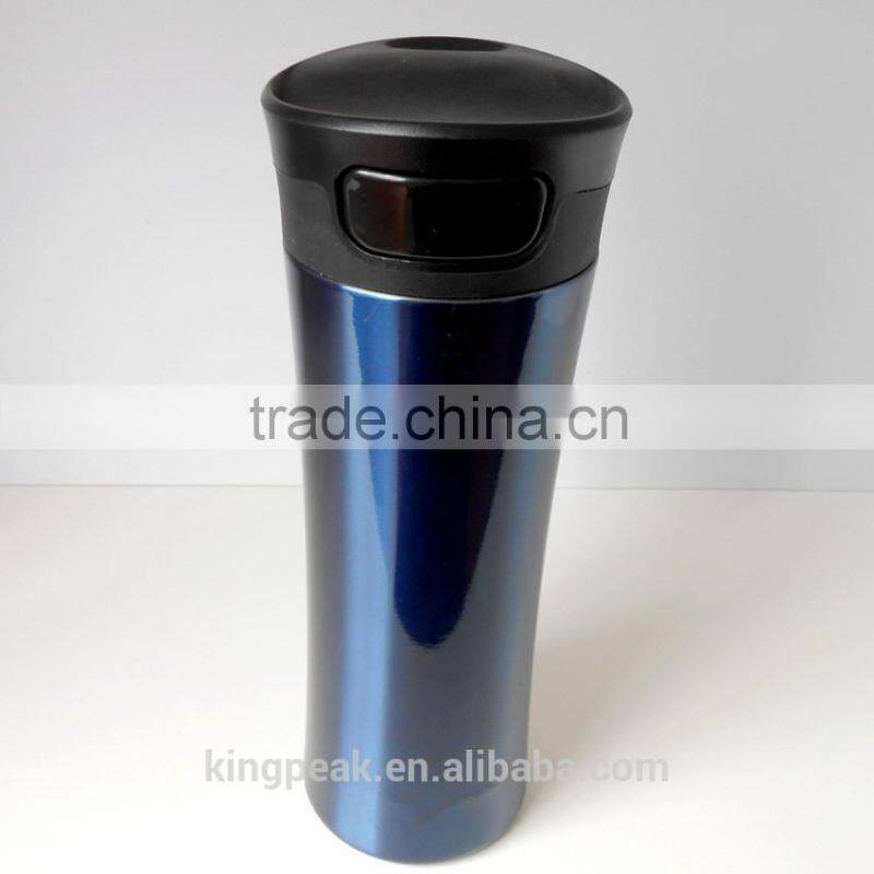 400ml new design Stainless Steel Travel Mug with Easy-Clean Lid &Auto Mug car mug&Portable vacuum thermos mug *office desk mug