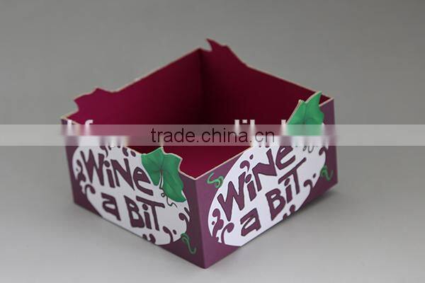 die-cut desk organizer storage paper box