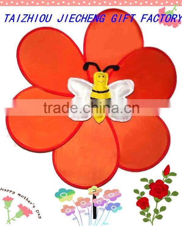 2016 Fashion polyester high quality Windmill toys garden decorations
