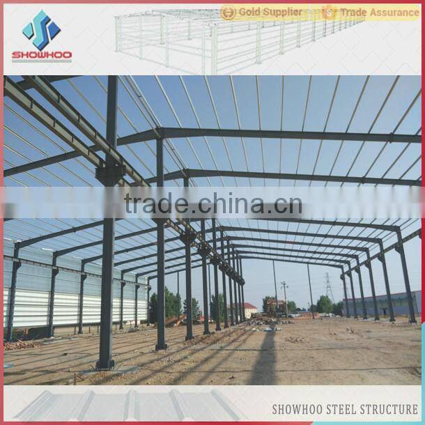 galvanized Construction Design light Steel Structure Warehouse Building Structure Steel Fabrication for workshop