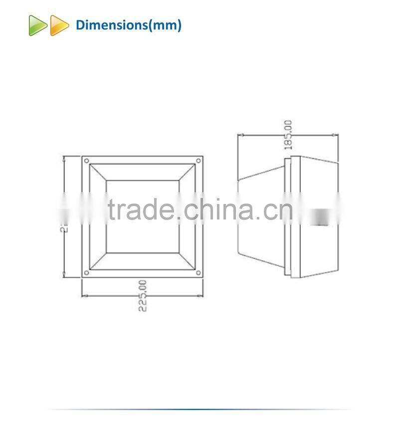 UL listed 40w gas station led canopy light